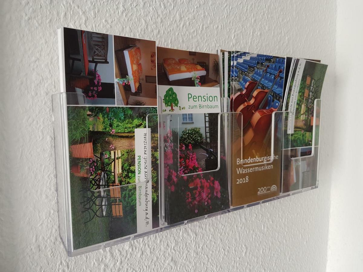 Pension Zum Birnbaum Brandenburg  ภายนอก รูปภาพ